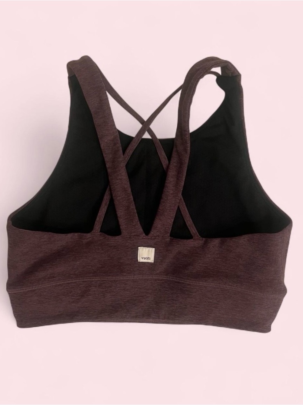 Vuori Elevation Bra in smoked plum
